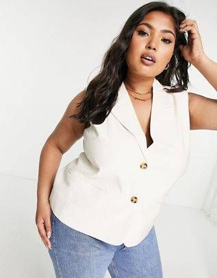 How to Wear a Vest: 10 Chic Outfits to Try | Who What Wear Plus Size Vest Outfits, Styling A Vest, Layering Outfits Fall, Tailored Waistcoat, Plus Size Vest, Vest Plus Size, Outfits To Try, Cable Knit Vest, Loose Maxi Dress