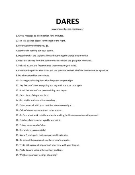 Dare To Give Friends, Dares For Farewell Party, Weird Truth Or Dare Questions, Drunk Game Questions, Dares To Give Your Friends, Drinking Dares List, Fun Dares To Do With Friends, Do Or Drink Questions, Dares To Do With Friends