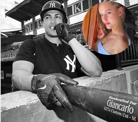 Chase Carter  Meet Chase Carter; this stunning young lady is according to recent reports the new girlfriend of  MLB player Giancarlo Stanton, former outfielder for the Miami Marlins, a New York Yankee since December 11, 2017. Because Mlb Yankees, Army Wife Life, Don Mattingly, Giancarlo Stanton, Damn Yankees, Chefs Kiss, Baseball Boys, Yankees Baseball, Mlb Players