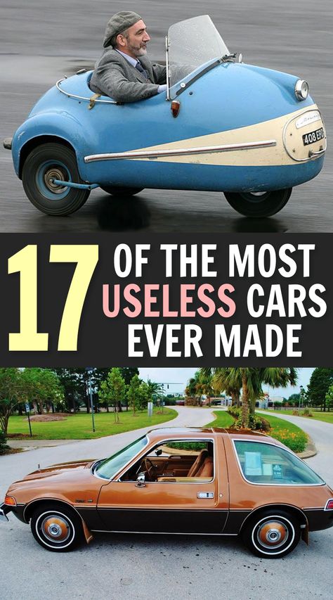 Weird Cars Awesome, Funny Looking Cars, Weird Vehicles, Famous Vehicles, Car Fails, Crazy Cars, Plymouth Superbird, Car Facts, Strange Cars