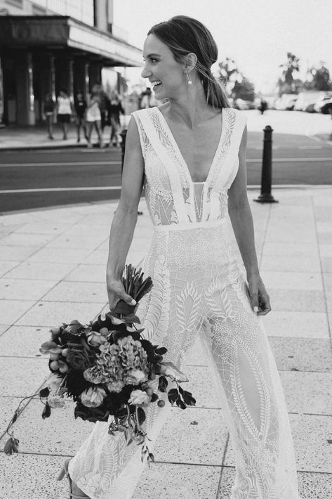 Wedding Jumpsuits, Bride Jumpsuit, Wedding Pantsuit, Heart Evangelista, Modern Gown, Reception Outfit, Bridal Jumpsuit, Wedding Jumpsuit, St Kilda