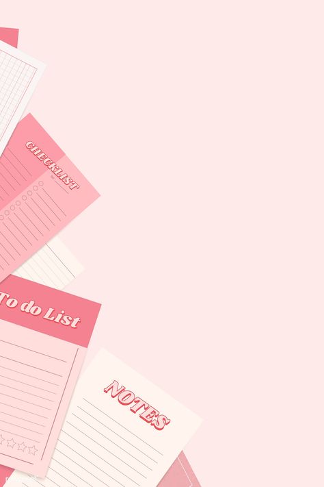 Notepad Template Aesthetic, Planner Wallpaper, Pink Notepad, Free Doodles, Budget Mom, Colorful Planner, Colorful Stationery, Note Doodles, Memo Notepad