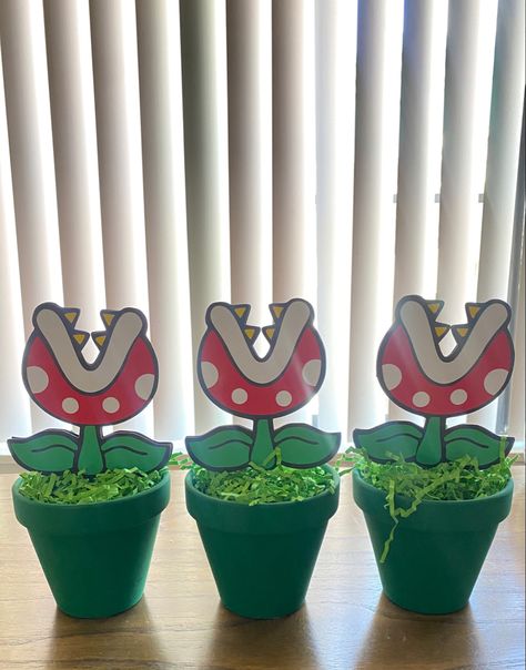 Mario Bros Party Centerpieces, Mario Brother Centerpieces, Super Mario Bros Table Centerpieces, Mario Bros Birthday Centerpieces, Mario Cart Centerpieces, Diy Mario Centerpieces, Super Mario Party Table Decorations, Super Mario Table Centerpieces, Mario Party Centerpieces Ideas