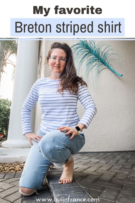 Breton striped shirts from France French Sailor, Breton Shirt, Breton Stripe Shirt, French Love, French Clothing, French Lifestyle, Sailor Shirt, French People, Striped Shirts