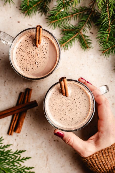 Healthy, Homemade Hot Cocoa Mix Recipe {Hot Cacao} - Miss Allie's Kitchen Hot Chocolate Heavy Cream, Keto Hot Chocolate Mix Recipe, Hot Chocolate Crock Pot, Hot Chocolate With Almond Milk, Hot Chocolate For One, Homemade Hot Cocoa Mix Recipe, Hot Cocoa Mix Gift, Cacao Hot Chocolate, Crock Pot Keto