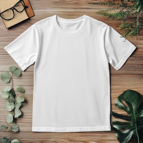 T-shirt mockup Plain Shirt Design, T Shirts Mockup, Tshirt Mockup Free, Mockup Camisa, Blank Mockup, Tshirt Png, Plain White T Shirt, Beige T Shirts, Black And White T Shirts