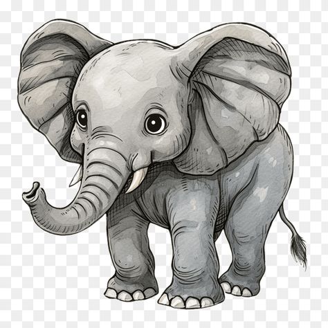 Cute elephant cartoon clipart Books Nursery, Cute Elephant Cartoon, Elephant Cartoon, Elephant Clipart, Cartoon Elephant, Big Blue Eyes, Cartoon Clipart, Muted Color Palette