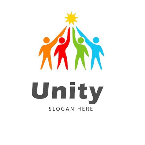 Unity logo design | Premium Vector #Freepik #vector #union #unity #community #community-teamwork Unity Logo Design, Boy Names Creative, Unity Logo, Youth Logo, Conceptual Model Architecture, Union Logo, People Logo, Community Logo, Simple Logo Design