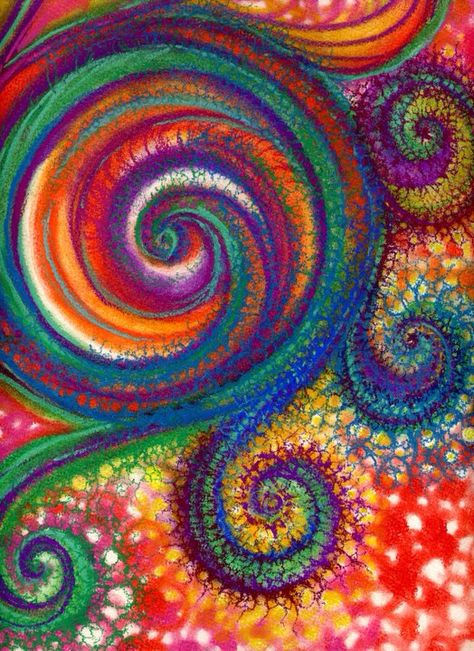 Spiral Fibbonaci Spiral Art, Spiral Aesthetic, Spiral Background, Spirals In Nature, Spiritual Paintings, Spiral Art, Intuitive Art, The Spiral, Hippie Art