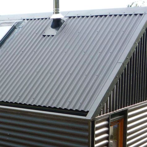 Mabati House, Corrugated Roof, Corrugated Sheets, Corrugated Roofing, Container Ideas, Old Garage, Fiber Cement, Roof Detail, Shipping Container