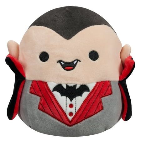 Squish time is playtime when you add Vlad the Vampire plush stuffed toy to your Squishmallows Squad. This ultra-squeezable, 8-inch, large-sized plush stuffed toy is made with high-quality and ultra soft materials. This soft stuffed plush toy is perfect for an adult or child to snuggle with while relaxing at home, watching a movie, or taking a long car or plane ride. These loveable and squeezable Squishmallows are the softest and cutest plush stuffed animal toys around! Join the Squad! Color: Mul Binder Accessories, Lunch Kit, Plane Ride, Toys Toys, Animal Toys, Pet Day, Toy 2, Cute Plush, Tooth Fairy