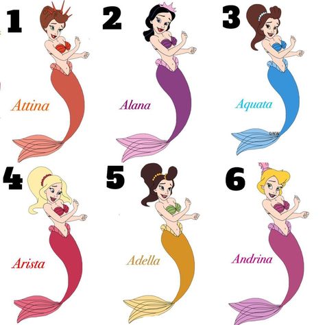 Ariel And Her Sisters, Ariel Sisters, 6 Sisters, Mermaid Sisters, Ariels Sisters, Ariel Doll, Ariel Mermaid, Disney Princess Art, Princess Art