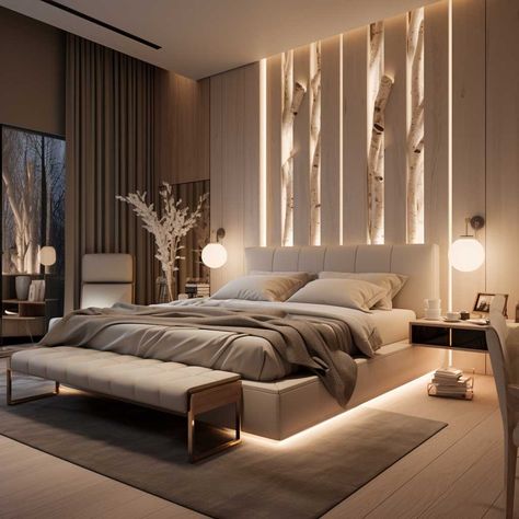 Luxury Room Bedroom, Bedroom Interior Design Luxury, Modern Luxury Bedroom, Bed Design Modern, Luxury Bedroom Master, Luxury Rooms, Modern Bedroom Design, Master Bedrooms Decor, How To Design