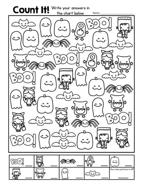 Halloween Counting, Kindergarten Halloween, October School, October Activities, Halloween Kindergarten, Halloween Products, Daily Five, Halloween Worksheets, Fall School