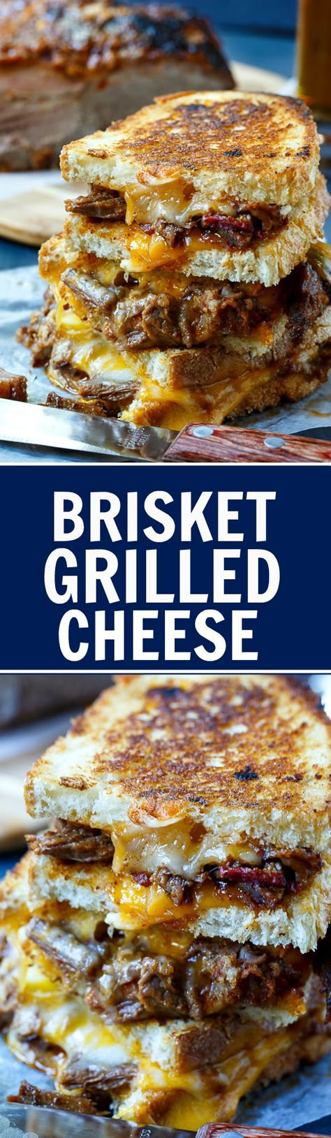 Smoked Grilled Cheese, Brisket Grilled Cheese, Brisket Grilled, Grill Cheese, Grilled Cheese Sandwiches, Brisket Recipes, Grilled Cheese Recipes, Recipes With Chicken, Smoked Brisket