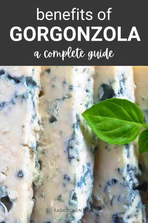 A Pinterest pin featuring a spread of Gorgonzola cheese with crackers and grapes, accompanied by informative text. The image highlights the nutritional benefits, versatile uses, and tips on buying and storing Gorgonzola cheese. Ideal for cheese lovers and food enthusiasts looking to explore new flavors. #GorgonzolaCheese #CheeseGuide #Foodie Cheese Benefits, Cheese Guide, Milk Products, Gorgonzola Cheese, Cooking Temperatures, How To Store, Nutrition Health, Reduce Food Waste, Culinary Skills