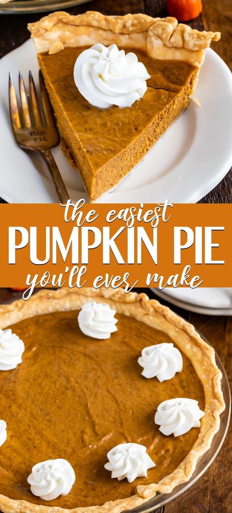 Simple Pumpkin Pie Recipe, Simple Pumpkin Pie, Easy Pumpkin Pie Recipe, Pumpkin Pie Recipe Easy, Best Pumpkin Pie, Recipe Pumpkin, Pie Pumpkin, Easy Pumpkin Pie, Pumpkin Recipe