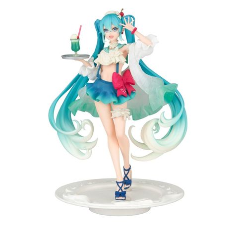 PRICES MAY VARY. Hatsune Miku Official Japan Import and Merchandise ABS/PVC Hatsune Miku Figures with variety of styles to choose. Collect all your favorite Miku figurines Official Japan Import and Merchandise ABS/PVC Miku Costume, Miku Figures, Soda Float, Melon Soda, Soda Floats, Tokyo Otaku Mode, Anime Figurines, Cream Soda, Neon Genesis Evangelion