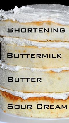 White Cake Recipes From Scratch with links to the recipes ~ Cakes made with shortening, buttermilk, just butter, and sour cream. Buttermilk White Cake Recipe, White Cake Recipes, Mini Torte, White Cake Recipe, Recipes From Scratch, Cake Recipes From Scratch, Treats Recipes, Taste Test, Recipe From Scratch