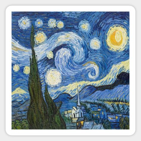 فنسنت فان جوخ, متحف فني, Van Gogh Wallpaper, Gogh The Starry Night, Arte Van Gogh, The Starry Night, Starry Night Van Gogh, Figurative Art, Art Vintage