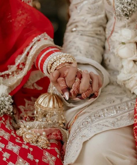 Ivory Sherwani, Indian Wedding Aesthetic, Bride Groom Photoshoot, Indian Wedding Poses, Bride Photos Poses, Ruby Bangles, Groom Photoshoot, Best Destination Wedding, Engagement Photography Poses