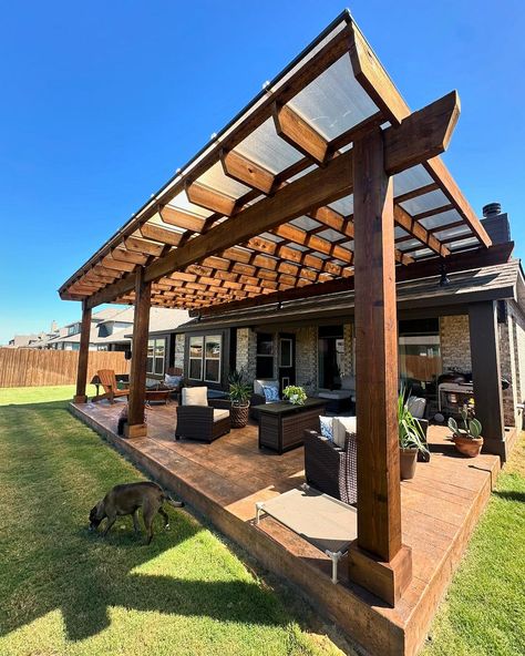 Cover Your Pergola | SkyPoly Pergola GOING UP✅ in Rockwall, Tx! Let the light through. Block the rain! DM us for a quote! #pergola #patiocover #pergoladesign... | Instagram Skypoly Pergola, Covered Pergola Patio, Cabin Hot Tub, Patio Covers, Pergola With Roof, Covered Pergola, New Deck, Pergola Patio, Pergola Designs