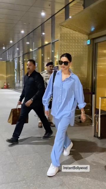 Dipika Padukone Airport Look, Airport Outfit Indian Women, Airport Pick Up Outfit, Deepika Padukone Outfits Casual, Airport Looks Women Summer, Celebrities Airport Look, Summer Airport Look, Deepika Airport Looks, Deepika Padukone Casual