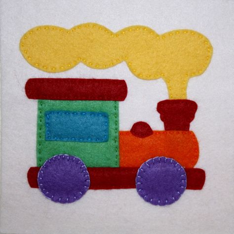 Train Applique, Wee Folk Art, Train Ornament, Baby Applique, Wee Folk, Pola Bordir, Quiet Book Patterns, Santa's Workshop, Applique Quilt Patterns