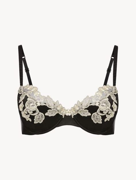 La Perla, Maison Underwired Bra - #SeductionSilks #HauteLingerie #LuxuryAfterDark #GlamourGarnments #VelvetNights #EliteIntimates #SensualSleepwear #OpulentUndies #LuxeLace #BewitchingBedwear #RisquéRobes #Sexy #Sexysleepwear Italian Lingerie, Silk Bra, Triangle Bra, Luxury Lingerie, Lingerie Collection, Underwire Bra, Bra Lingerie, Lace Bra, Black Silk