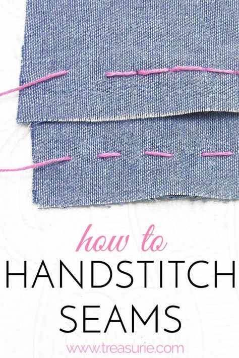 Stitching Clothes, Sewing Stitches By Hand, Sewing Knits, Thrift Style, Hand Stitching Techniques, Quilt Techniques, Sewing Online, Teaching Sewing, Tips Sewing