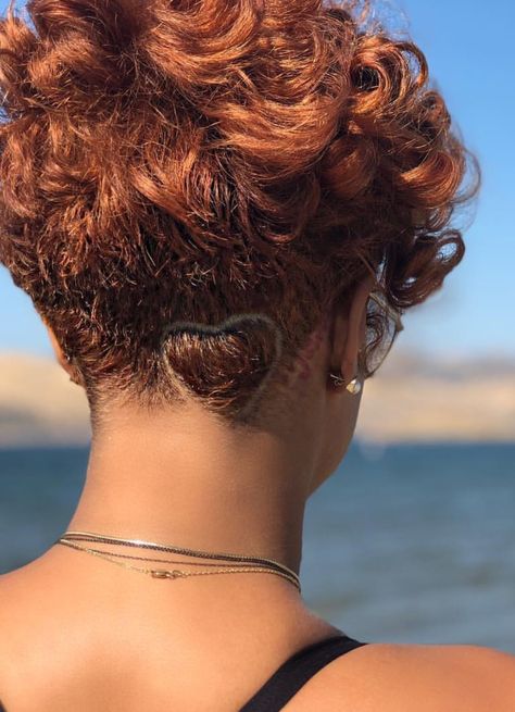 Kelis Short Hair, Kelis Hair, Finger Waves Short Hair, Behind The Ear Tattoo, Natural Hair Short Cuts, Cut Life, Big Curly Hair, Short Hair Pixie Cuts, Hair Styles For Women