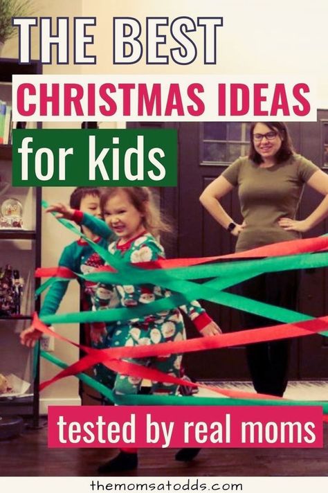 We tried the most popular Christmas ideas for kids from the internet so you don't have to! Check out which Christmas crafts and activities for kids make fun traditions and which totally fail! Fun Things To Do With Kids For Christmas, Indoor Christmas Activities For Kids, Things To Do With Kids For Christmas, Make Christmas Special For Kids, Christmas Morning Surprises For Kids, Holiday Kids Activities, Christmas Crafts And Activities, Fun Christmas Activities For Kids, Christmas Ideas For Kids