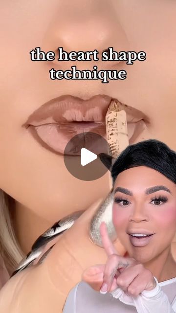 Jose Jimenez on Instagram: "Heart shape lip technique  👄🫣🧐✅  @Novabeauty: lip liner in brown 01 / lipstick in Lavish 🫶🏼 ---- #makeup #makeuptutorial #makeupideas #explorepage #lipstick #blush #easymakeup #tipsdebelleza #beautytips #reelsviral" Lip Hacks, Lipstick Combos, Heart Shaped Lips, Flower Lipstick, Lipstick Blush, Instagram Heart, How To Make Brown, Lip Shapes, How To Apply Lipstick