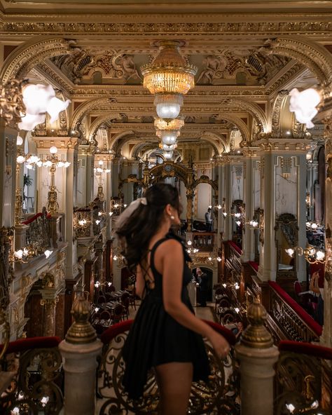 Please enjoy lots of different angles of me prancing around the lavish @newyork_cafe_budapest, inappropriately dressed for a morning cappuccino and (delightfully greasy) ham and cheese toastie. The self proclaimed “Most Beautiful Cafe in The World” (I mean, look at it, I’m not protesting), breakfast at the New York Cafe is an experience you just can’t miss when in Budapest. It gets busy - a queue had already formed before opening at 8am. It’s pricier than your standard Budapest cafe, but yo... New York Cafe Budapest Outfit, Budapest Outfit, Budapest Cafe, Paris Winter Outfit, New York Cafe Budapest, Budapest Vacation, Vienna Cafe, Ham And Cheese Toastie, New York Cafe