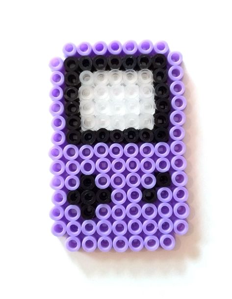 Gameboy Pixel Bead Magnet Flat Perler Hama Bead Colourful - Etsy Simple Hama Beads Patterns, Simple Small Perler Bead Patterns, Pixel Beads Ideas, Hama Beads Patterns Small, Hammer Beads Ideas, Pyssla Ideas Cute, Pearler Beads Designs Ideas, Hama Bead Ideas, Cute Perler Bead Ideas