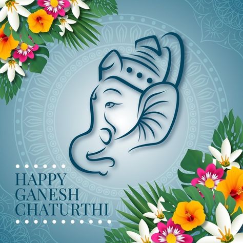 Ganesh Chaturthi Greetings, Ganesh Chaturthi Status, Ganesh Design, Happy Ganesh Chaturthi Wishes, Morning Pic, Ganesha Drawing, Ganesh Lord, Happy Ganesh Chaturthi Images, Festival Wishes