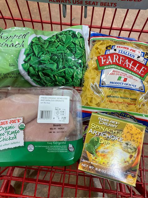 Spinach Artichoke Pasta With Chicken 3 Ingredient Trader Joe’s, Easy Dinner Recipes From Trader Joes, Trader Joe Meals Dinners, Trader Joes Shopping List Under $50, Trader Joes Chicken Parmesan, Trader Joe’s 4 Ingredient Meals, Trader Joe’s Ready Meals, Trader Joe’s 3 Ingredient Meals, Cheap Meals Trader Joes