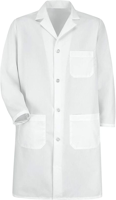 Lab Coats For Men, Men's Lab Coat, White Lab Coat, Hospitality Uniform, Red Kap, Coat White, Lab Coats, White Lab, Family Doctors