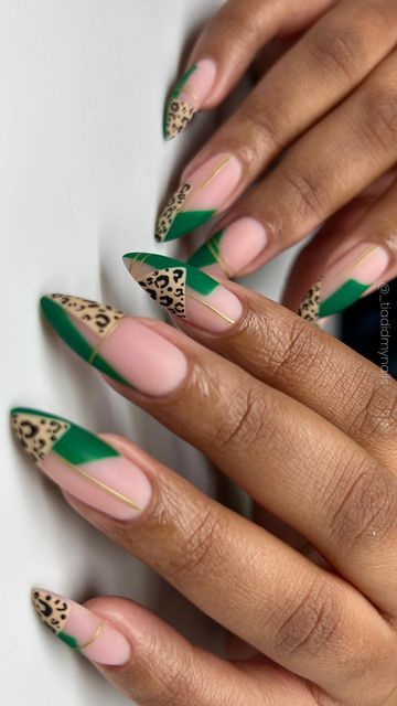 Pie Nails, Leopard Nail Designs, Stilleto Nails Designs, Blackest Black, Sassy Nails, Plaid Nails, Dope Nail Designs, Leopard Nails, Pretty Nail Art Designs