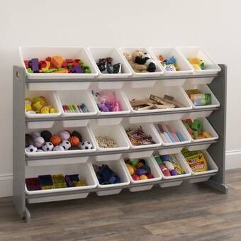 Playing Room, Toy Storage Bench, Cubby Bins, Small Playroom, Life Plans, Montessori Playroom, Baby Playroom, Boys Playroom, Kids Toy Organization