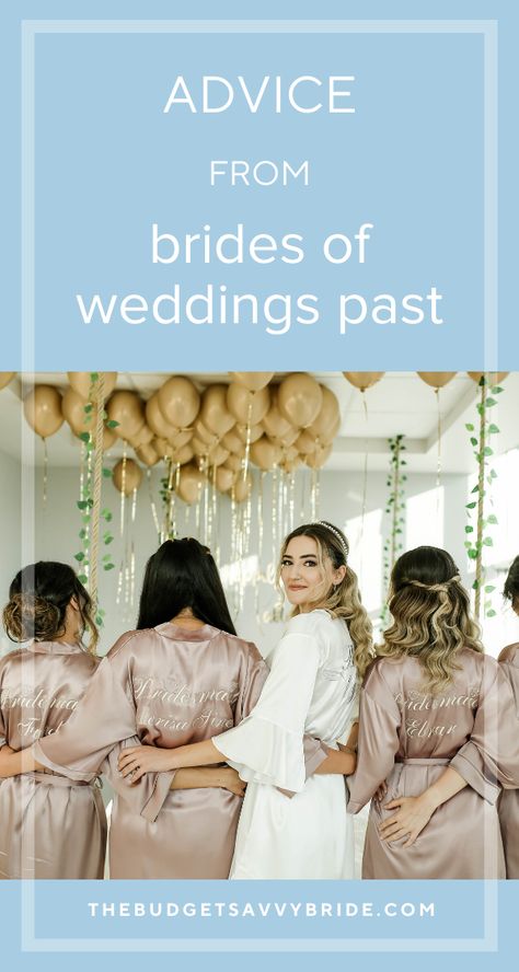 Want to hear wedding advice from brides who’ve gone before you? Check out some of these bits of bride advice for your big day! Funny Advice, Short Engagement, Advice For Bride, Wedding Planning Timeline, Styling A Buffet, Wedding Advice, Large Weddings, Getting Engaged, I Love Girls