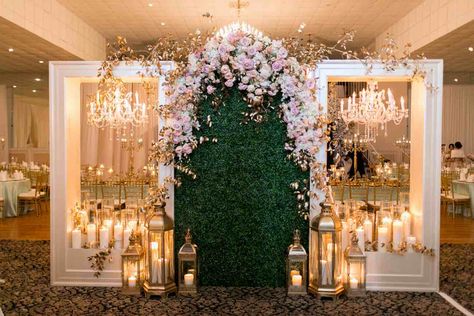 Luxurious Gold, Blush + Mint Wedding {Arte De Vie Photography} Indian Wedding Receptions, Peach Wedding Invitations, Wedding Ceremony Ideas, Funny Wedding Invitations, Wedding Mandap, Wedding Tea, Mint Wedding, Wedding Stage Decorations, Peach Wedding