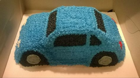 Blue Car Cake, Car Cakes, Blue Birthday Cakes, Cars Birthday Cake, Chocolate Cake Designs, Boy Car, Car Cake, Floral Border Design, Blue Car