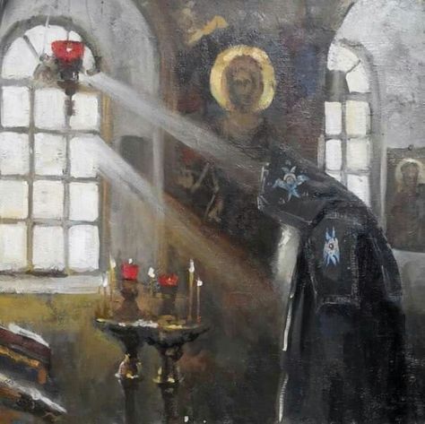 Faith Of Our Fathers, Orthodox Priest, Catholic Decor, Russian Painting, Christian Artwork, Russian Orthodox, Eastern Orthodox, Orthodox Christianity, Biblical Art