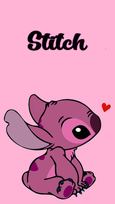 Pink, Stitch, Lilo and stitch Stitch Pink Aesthetic, Cute Stitch And Angel Wallpaper, Angel Lilo And Stitch, Eeyore Pictures, Angel Stitch, Stitch Drawings, Iphone Wallpaper Violet, ليلو وستيتش, Textured Paper Art