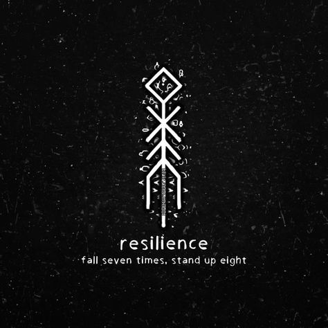 Resilience Viking Tattoo, Viking Rune Tattoos For Men, Tattoo Ideas For Resilience, Viking Sun Tattoo, Resilience Tattoo Men, Resilience Symbol Tattoo, Resiliency Tattoo, Tattoo Resilience Symbols, Fall Seven Times Stand Up Eight