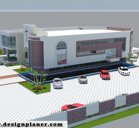 Contemporary Church Design, Church Building Plans, Auditorium Architecture, Shaka Zulu, Church Design Architecture, 3d Building Design, Church Building Design, Building Design Plan, Auditorium Design