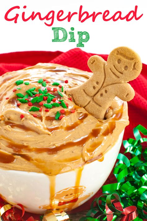 Gingerbread Dip, Caramel Christmas, Cheesecake Dip Recipe, Gingerbread Dessert, Dessert Dip Recipes, Gingerbread Cheesecake, Holiday Desserts Christmas, Easy Holiday Desserts, Potluck Desserts