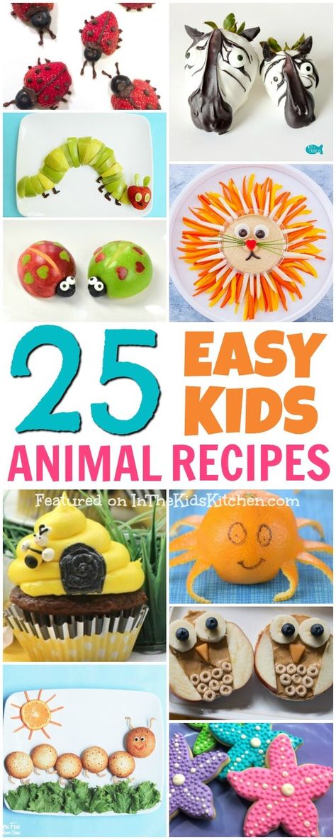 The 25 CUTEST Kids Snacks That Look Like Animals Nailed It Birthday Party, Animal Themed Food, It Birthday Party, Theme Snack, Healthy Design, Animal Snacks, Diy Healthy Snacks, Birthday Party Ideas For Kids, Fruit Animals