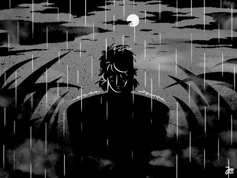 Sad and scared by Jerzy Wierzy on Dribbble Dark Flat Design, Animation Gif Illustration, Black And White Animation, Islamic Animation, Eyes Animation, Dark Animation, Man Character Design, Happy Animation, Animation Drawing Sketches